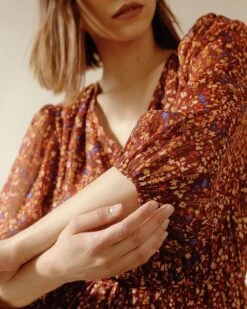 Robe Denise Lie De Vin | Robes Grace & Mila Femme -Vêtements Femme Soldes robe denise lie de vin robes grace mila femme 4