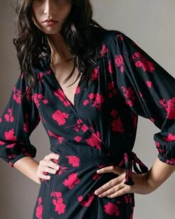 Robe Dina Noir | Robes Grace & Mila Femme -Vêtements Femme Soldes robe dina noir robes grace mila femme 3