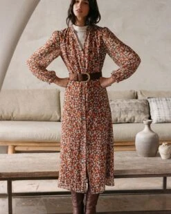 Robe Dione Chocolat | Robes Grace & Mila Femme 9 Robe Dione Chocolat | Robes Grace & Mila Femme -Vêtements Femme Soldes robe dione chocolat robes grace mila femme 2