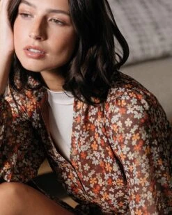 Robe Dione Chocolat | Robes Grace & Mila Femme 11 Robe Dione Chocolat | Robes Grace & Mila Femme -Vêtements Femme Soldes robe dione chocolat robes grace mila femme 4