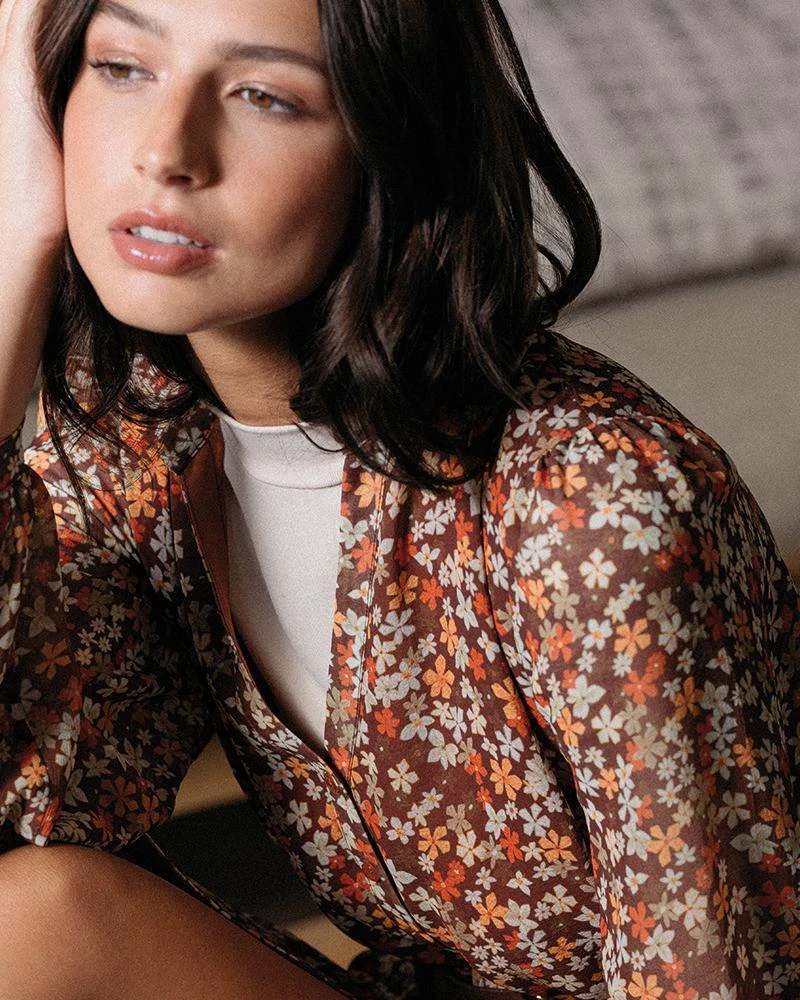 Robe Dione Chocolat | Robes Grace & Mila Femme 6 Robe Dione Chocolat | Robes Grace & Mila Femme – Image 4