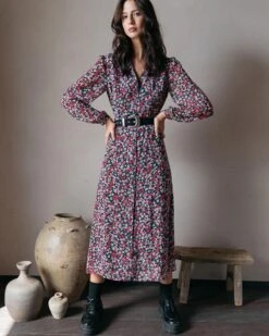 Robe Dione Noir | Robes Grace & Mila Femme -Vêtements Femme Soldes robe dione noir robes grace mila femme 3