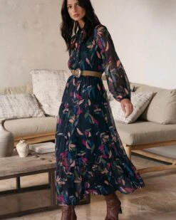 Robe Diva Marine | Robes Grace & Mila Femme -Vêtements Femme Soldes robe diva marine robes grace mila femme 4