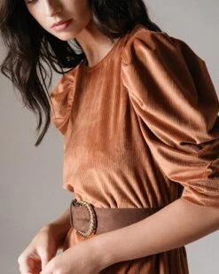 Robe Doha Terre | Robes Grace & Mila Femme -Vêtements Femme Soldes robe doha terre robes grace mila femme 3