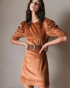 Robe Doha Terre | Robes Grace & Mila Femme -Vêtements Femme Soldes robe doha terre robes grace mila femme 4