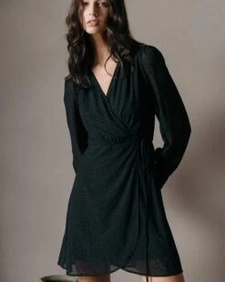 Robe Dolores Noir | Robes Grace & Mila Femme
