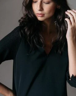 Robe Dorianne Noir | Robes Grace & Mila Femme -Vêtements Femme Soldes robe dorianne noir robes grace mila femme 4