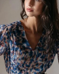 Robe Doris Bleu | Robes Grace & Mila Femme -Vêtements Femme Soldes robe doris bleu robes grace mila femme 2