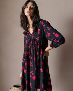 Robe Dorlane Noir | Robes Grace & Mila Femme -Vêtements Femme Soldes robe dorlane noir robes grace mila femme 2