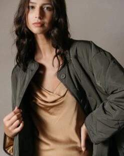 Robe Draper Or | Robes Grace & Mila Femme -Vêtements Femme Soldes robe draper or robes grace mila femme 6