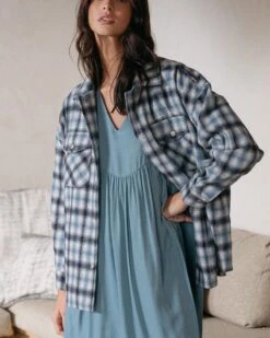 Robe Dressing Bleu | Robes Grace & Mila Femme -Vêtements Femme Soldes robe dressing bleu robes grace mila femme 3