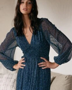 Robe Dua Marine | Robes Grace & Mila Femme -Vêtements Femme Soldes robe dua marine robes grace mila femme 4