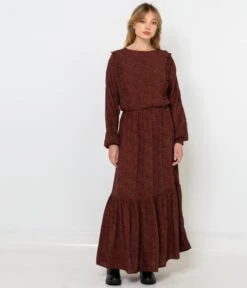 Robe Longue Imprimée Minimaliste Boheme | Robes, Combinaisons Camaieu Femme -Vêtements Femme Soldes robe longue imprimc3a9e minimaliste boheme robes combinaisons camaieu femme 2