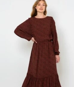 Robe Longue Imprimée Minimaliste Boheme | Robes, Combinaisons Camaieu Femme -Vêtements Femme Soldes robe longue imprimc3a9e minimaliste boheme robes combinaisons camaieu femme 6