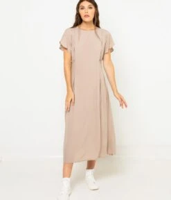 Robe Longue Jeu De Plis Cobblestone | Robes, Combinaisons Camaieu Femme 12 Robe Longue Jeu De Plis Cobblestone | Robes, Combinaisons Camaieu Femme -Vêtements Femme Soldes robe longue jeu de plis cobblestone robes combinaisons camaieu femme 4