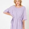 Robe Midi Lilas Large Wisteria | Robes, Combinaisons Camaieu Femme