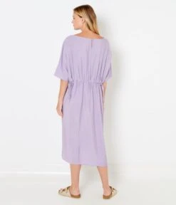 Robe Midi Lilas Large Wisteria | Robes, Combinaisons Camaieu Femme -Vêtements Femme Soldes robe midi lilas large wisteria robes combinaisons camaieu femme 3
