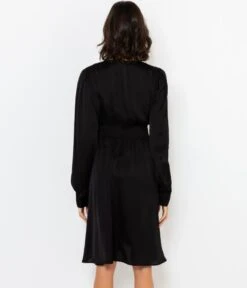 Robe Satinée Noir | Robes, Combinaisons Camaieu Femme -Vêtements Femme Soldes robe satinc3a9e noir robes combinaisons camaieu femme 3