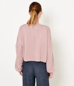 Sweat Cropped Print « never Rests » Femme Bark | Homewear Camaieu Femme -Vêtements Femme Soldes sweat cropped print c2abc2a0never restsc2a0c2bb femme bark homewear camaieu femme 3