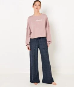 Sweat Cropped Print « never Rests » Femme Bark | Homewear Camaieu Femme -Vêtements Femme Soldes sweat cropped print c2abc2a0never restsc2a0c2bb femme bark homewear camaieu femme 4