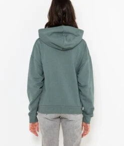 Sweat Femme À Capuche Balsam Green | Homewear Camaieu Femme -Vêtements Femme Soldes sweat femme c3a0 capuche balsam green homewear camaieu femme 3