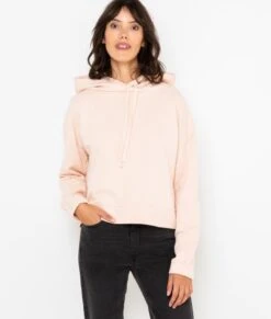Sweat Femme À Capuche En Coton Bio Spanish Villa | Pull, Gilets Camaieu Femme -Vêtements Femme Soldes sweat femme c3a0 capuche en coton bio spanish villa pull gilets camaieu femme 2