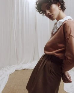 Sweat Shirt Charlie Marsala | Pulls & Cardigans Grace & Mila Femme -Vêtements Femme Soldes sweat shirt charlie marsala pulls cardigans grace mila femme 3