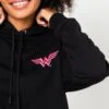 Sweat à Capuche femme Wonder woman Noir | Pull, Gilets Camaieu Femme -Vêtements Femme Soldes sweatc2a0c3a0 capuchec2a0femme wonderc2a0woman noir pull gilets camaieu femme 1