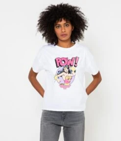 T-shirt printé femme Wonder woman 100% Coton. Blanc De Blanc | T-Shirts, Débardeurs Camaieu Femme -Vêtements Femme Soldes t shirtc2a0printc3a9c2a0femme wonderc2a0womanc2a0100 coton blanc de blanc t shirts dc3a9bardeurs camaieu femme 6
