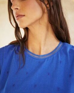 Teeshirt Avoine Bleu | Tops & Tee-shirts Grace & Mila Femme -Vêtements Femme Soldes teeshirt avoine bleu tops tee shirts grace mila femme 2