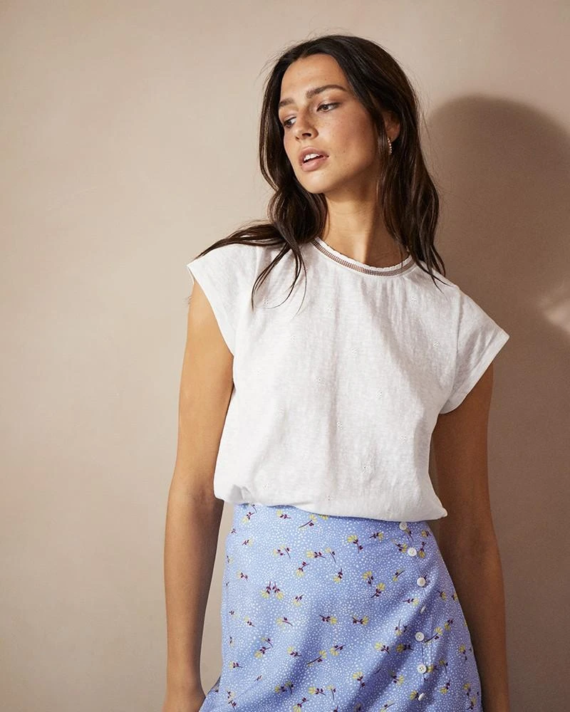 Teeshirt Avoine Ecru | Tops & Tee-shirts Grace & Mila Femme 3 Teeshirt Avoine Ecru | Tops & Tee-shirts Grace & Mila Femme