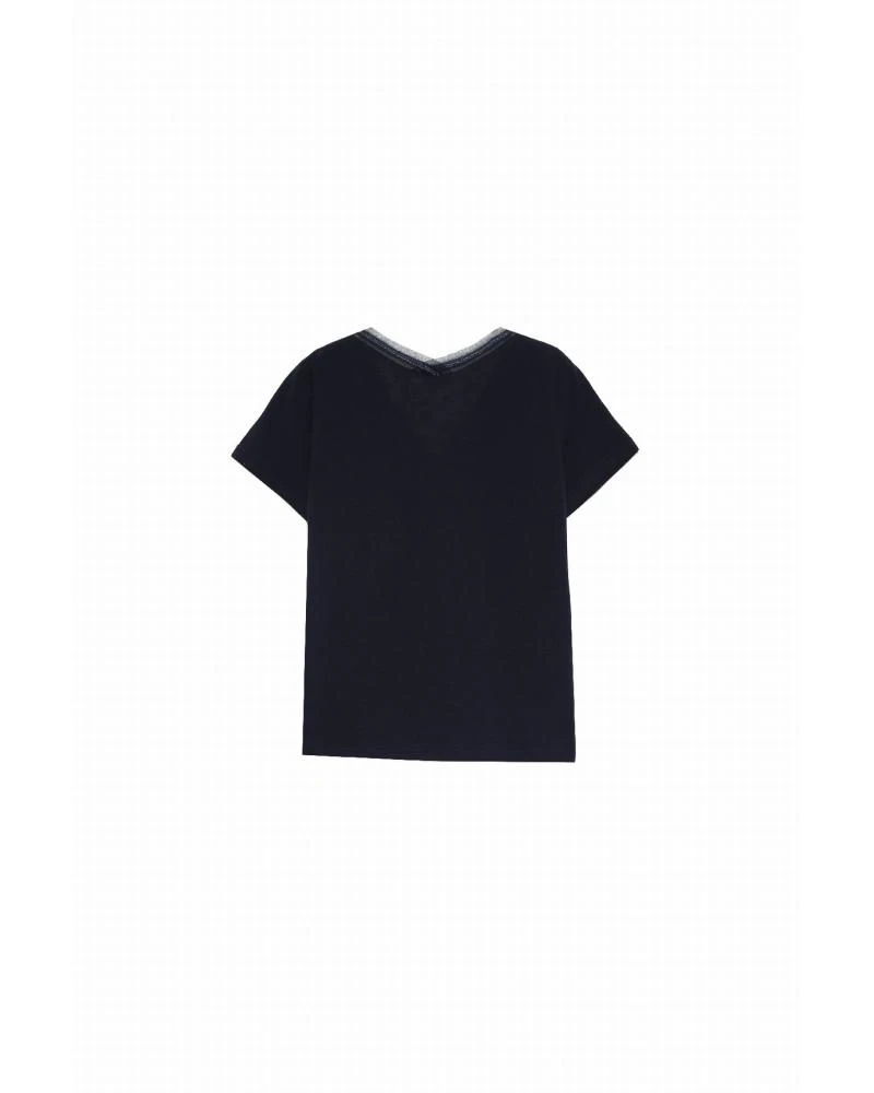 Teeshirt Camus Marine | Tops & Tee-shirts Grace & Mila Femme 5 Teeshirt Camus Marine | Tops & Tee-shirts Grace & Mila Femme – Image 3