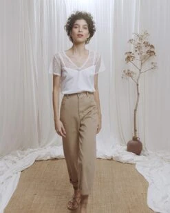 Teeshirt Chopin Ecru | Tops & Tee-shirts Grace & Mila Femme -Vêtements Femme Soldes teeshirt chopin ecru tops tee shirts grace mila femme 2