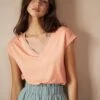Teeshirt Corse Corail | Tops & Tee-shirts Grace & Mila Femme -Vêtements Femme Soldes teeshirt corse corail tops tee shirts grace mila femme 1