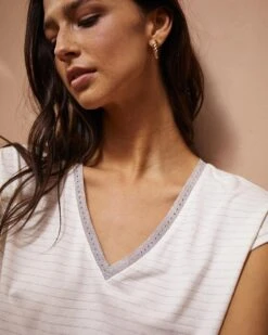 Teeshirt Corse Ecru | Tops & Tee-shirts Grace & Mila Femme