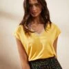 Teeshirt Corse Jaune | Tops & Tee-shirts Grace & Mila Femme 2 Teeshirt Corse Jaune | Tops & Tee-shirts Grace & Mila Femme -Vêtements Femme Soldes teeshirt corse jaune tops tee shirts grace mila femme 1