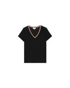 Teeshirt Decolis Noir | Tops & Tee-shirts Grace & Mila Femme -Vêtements Femme Soldes teeshirt decolis noir tops tee shirts grace mila femme 2