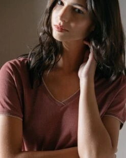 Teeshirt Dinard Marsala | Tops & Tee-shirts Grace & Mila Femme -Vêtements Femme Soldes teeshirt dinard marsala tops tee shirts grace mila femme 3