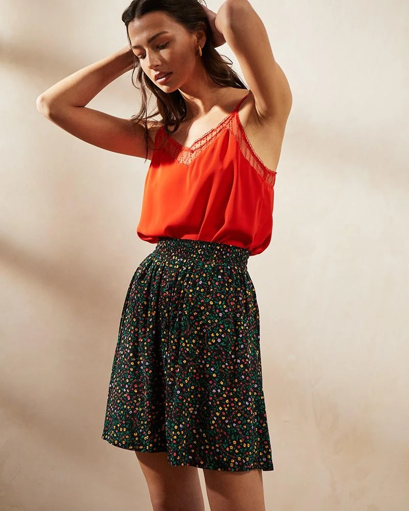 Top Asia Rouge | Tops & Tee-shirts Grace & Mila Femme 4 Top Asia Rouge | Tops & Tee-shirts Grace & Mila Femme – Image 2