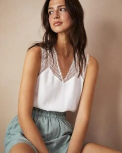 Top Aurelia Ecru | Tops & Tee-shirts Grace & Mila Femme -Vêtements Femme Soldes top aurelia ecru tops tee shirts grace mila femme 2