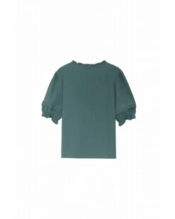 Top Carlson Vert | Tops & Tee-shirts Grace & Mila Femme -Vêtements Femme Soldes top carlson vert tops tee shirts grace mila femme 4