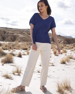 Top Casey Bleu | Tops & Tee-shirts Grace & Mila Femme -Vêtements Femme Soldes top casey bleu tops tee shirts grace mila femme 3