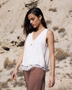 Top Charmant Ecru | Tops & Tee-shirts Grace & Mila Femme