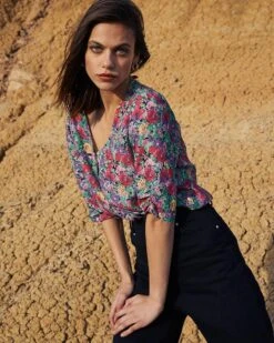 Top Chouchou Vert | Tops & Tee-shirts Grace & Mila Femme -Vêtements Femme Soldes top chouchou vert tops tee shirts grace mila femme 2