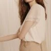 Top Clark Ecru | Tops & Tee-shirts Grace & Mila Femme