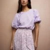 Top Clementin Lila | Tops & Tee-shirts Grace & Mila Femme -Vêtements Femme Soldes top clementin lila tops tee shirts grace mila femme 1