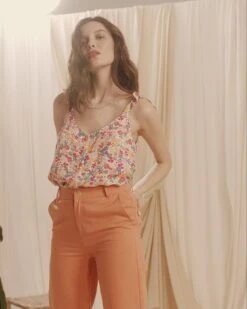 Vêtements Femme Soldes -Vêtements Femme Soldes top colas ecru tops tee shirts grace mila femme 2