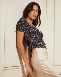 Top Conrad Marine | Tops & Tee-shirts Grace & Mila Femme -Vêtements Femme Soldes top conrad marine tops tee shirts grace mila femme 3