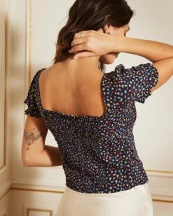 Top Conrad Marine | Tops & Tee-shirts Grace & Mila Femme -Vêtements Femme Soldes top conrad marine tops tee shirts grace mila femme 4