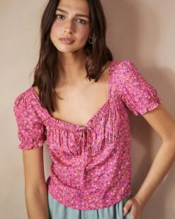 Top Conrad Rose | Tops & Tee-shirts Grace & Mila Femme 8 Top Conrad Rose | Tops & Tee-shirts Grace & Mila Femme -Vêtements Femme Soldes top conrad rose tops tee shirts grace mila femme 3